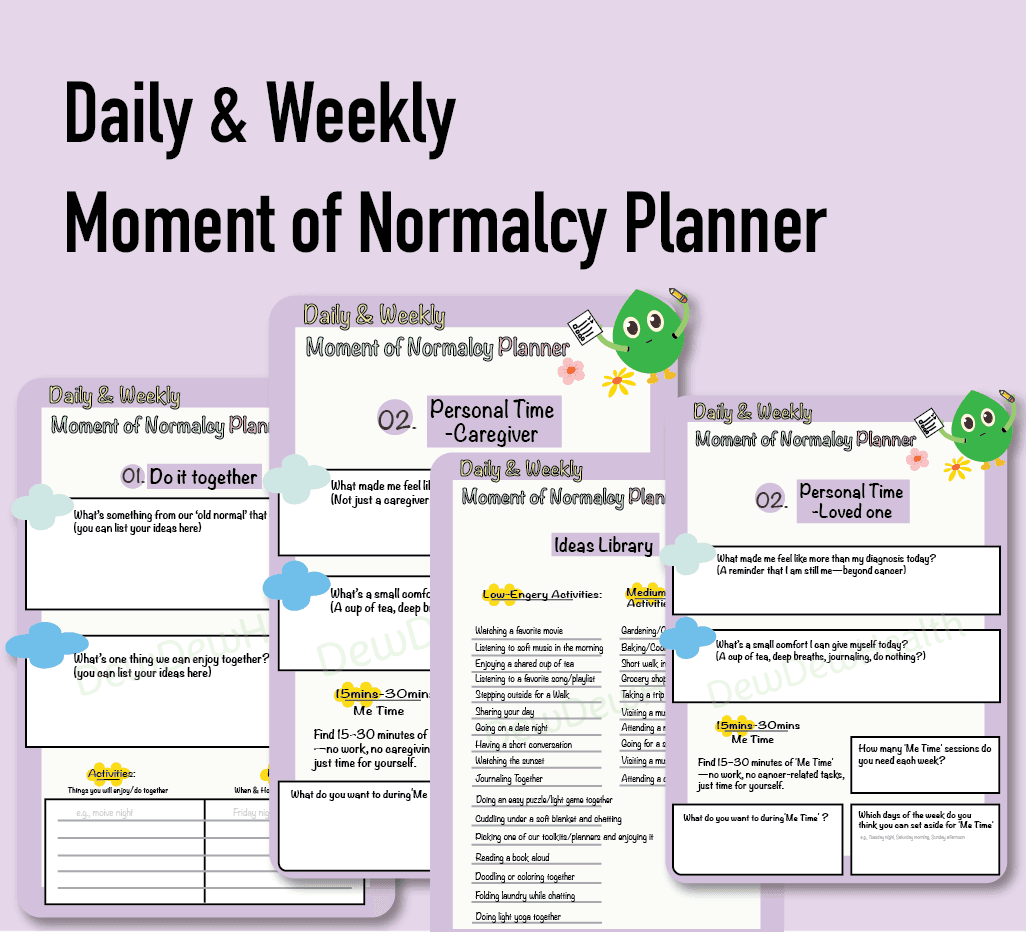 Daily & Weekly Moment of Normalcy Planner